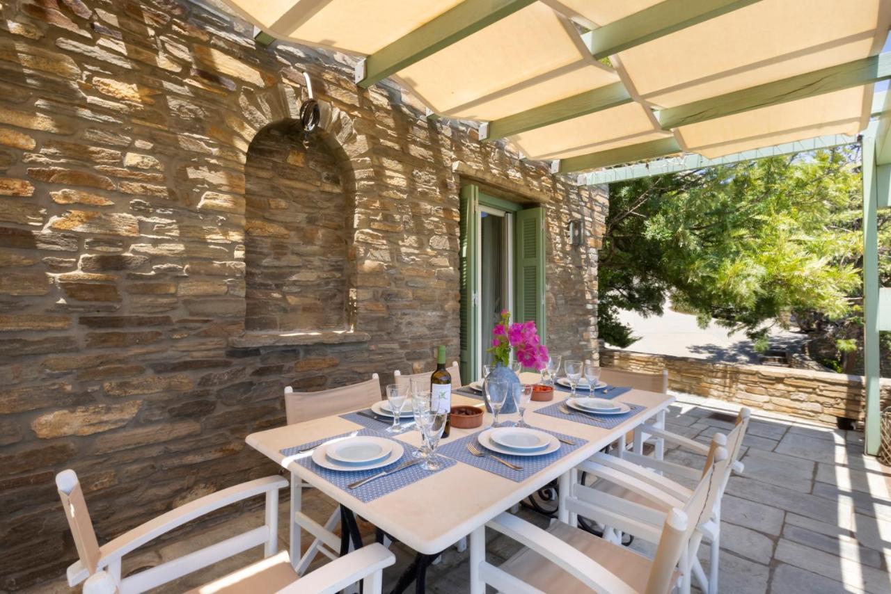 Villa Sun-Rock House By The Sea Steniaí Exterior foto